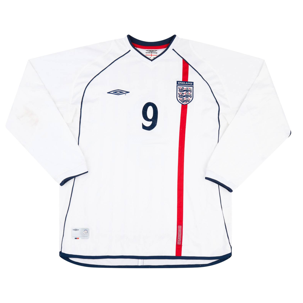 2002 England 1st Long Sleeve Kit