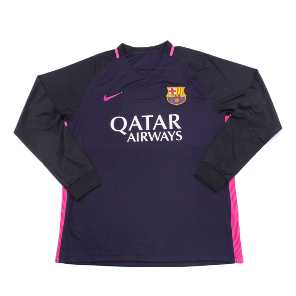 2016-17 FC Barcelona 2nd Long Sleeve Kit