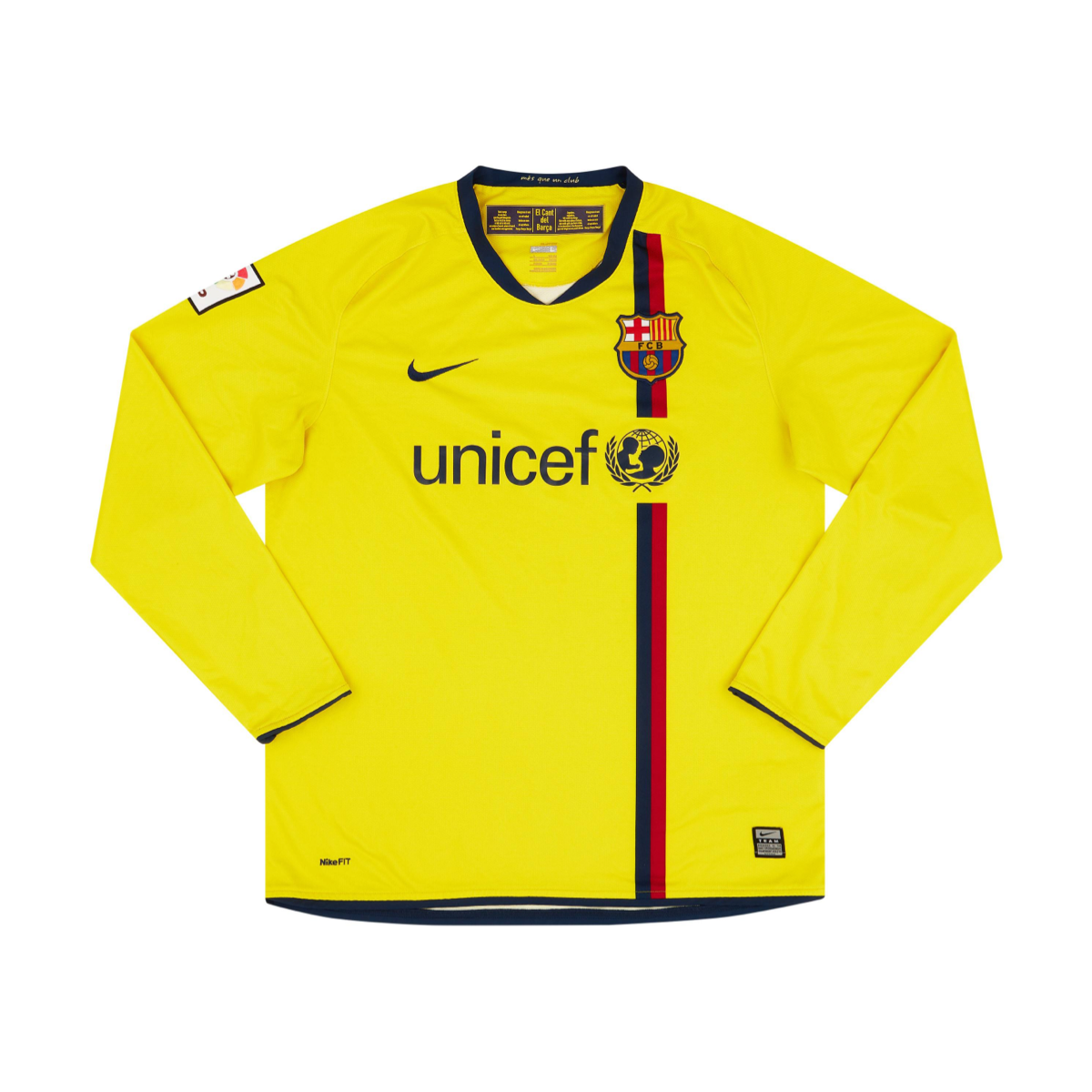 2008-09 FC Barcelona 2nd Long Sleeve Kit