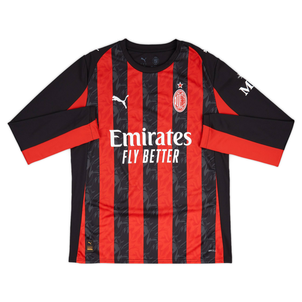 2025-26 AC Milan 1st Long Sleeve Kit