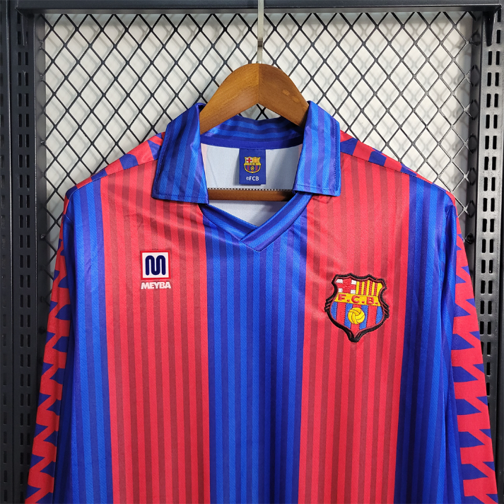 1991-92 FC Barcelona 1st Long Sleeve Kit