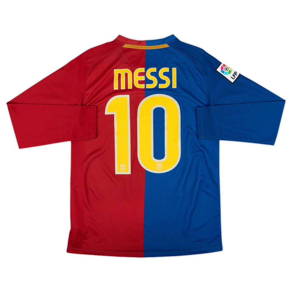 2008-09 FC Barcelona 1st Long Sleeve Kit