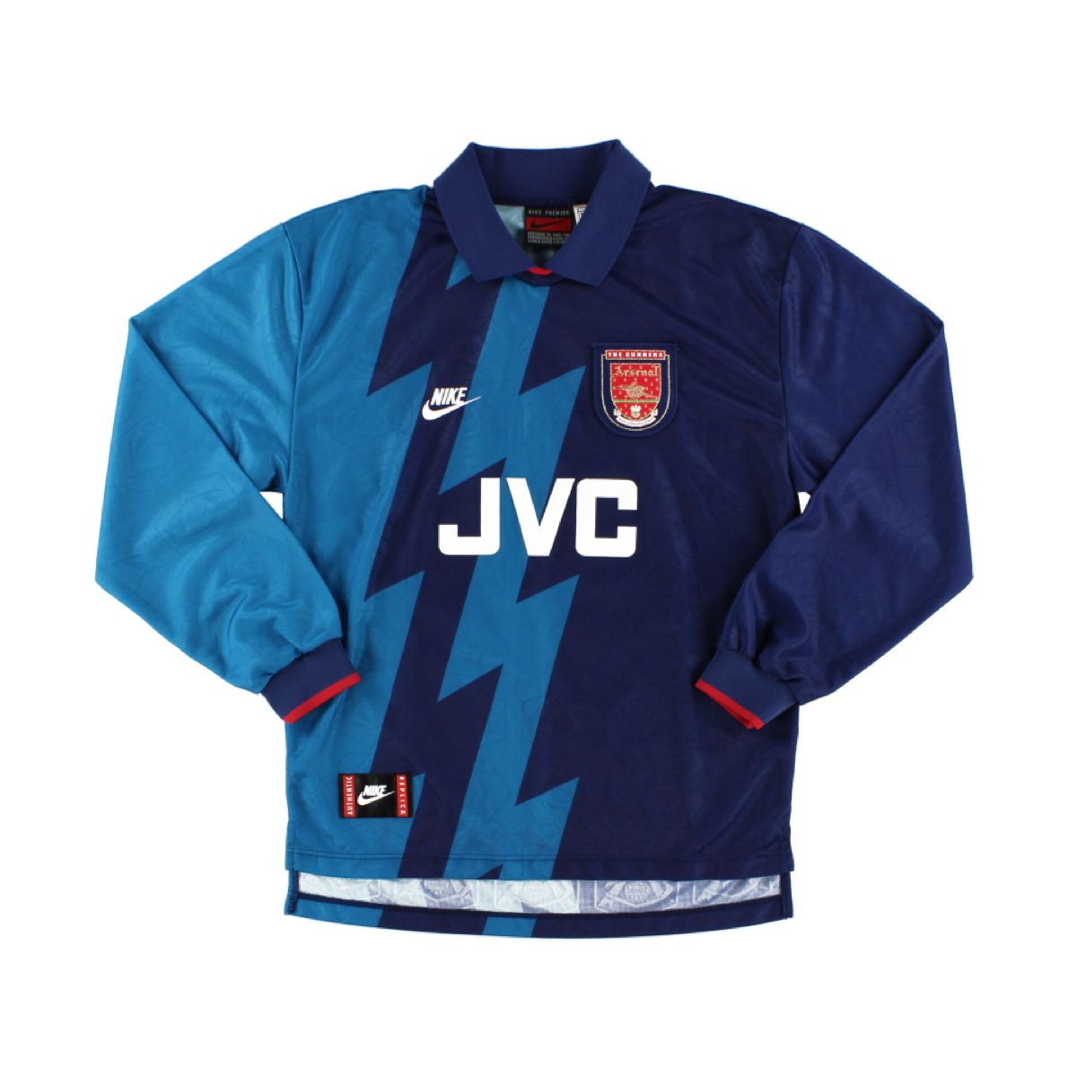 1995-96 Arsenal FC 2nd Long Sleeve Kit