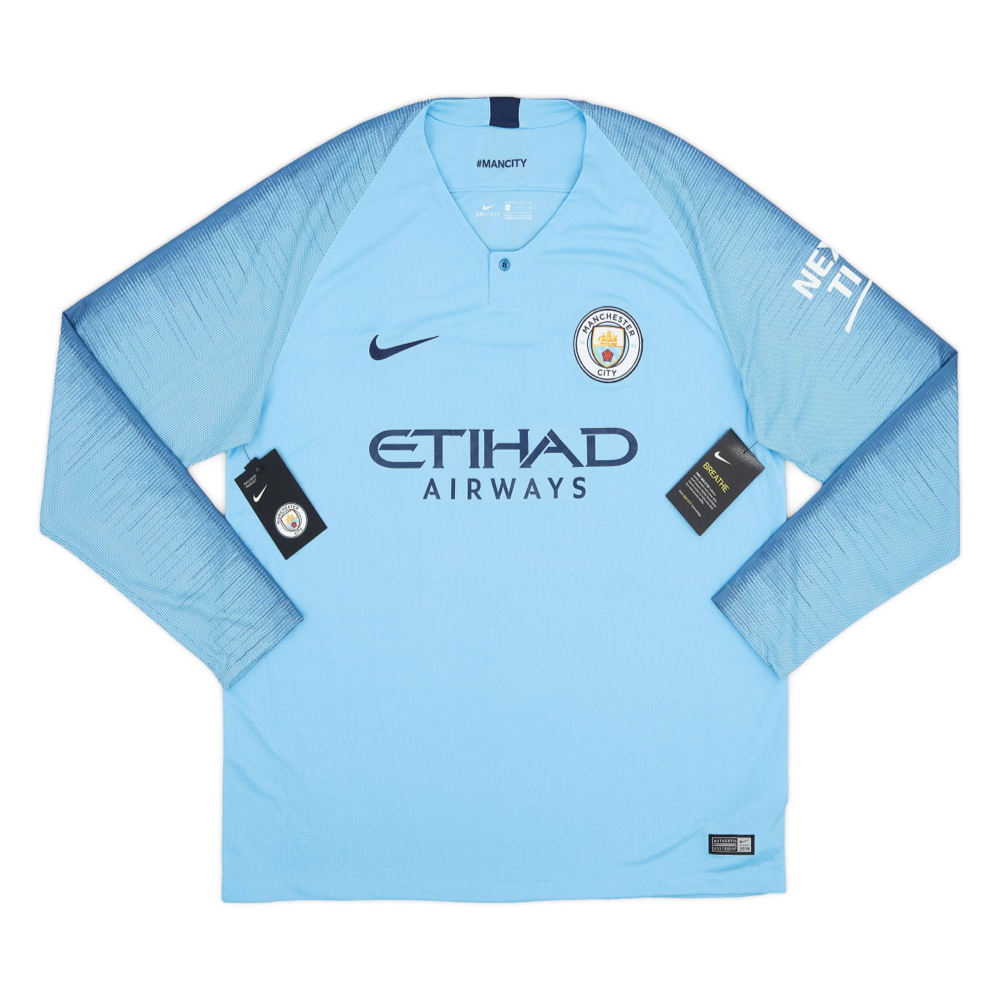 2018-19 Manchester City FC 1st Long Sleeve Kit