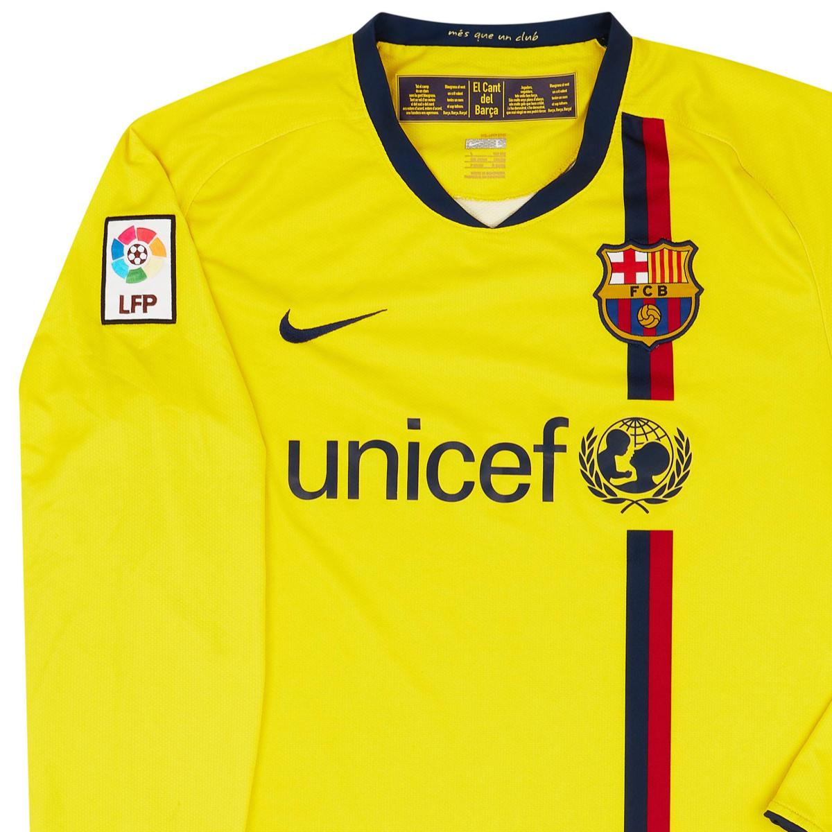 2008-09 FC Barcelona 2nd Long Sleeve Kit