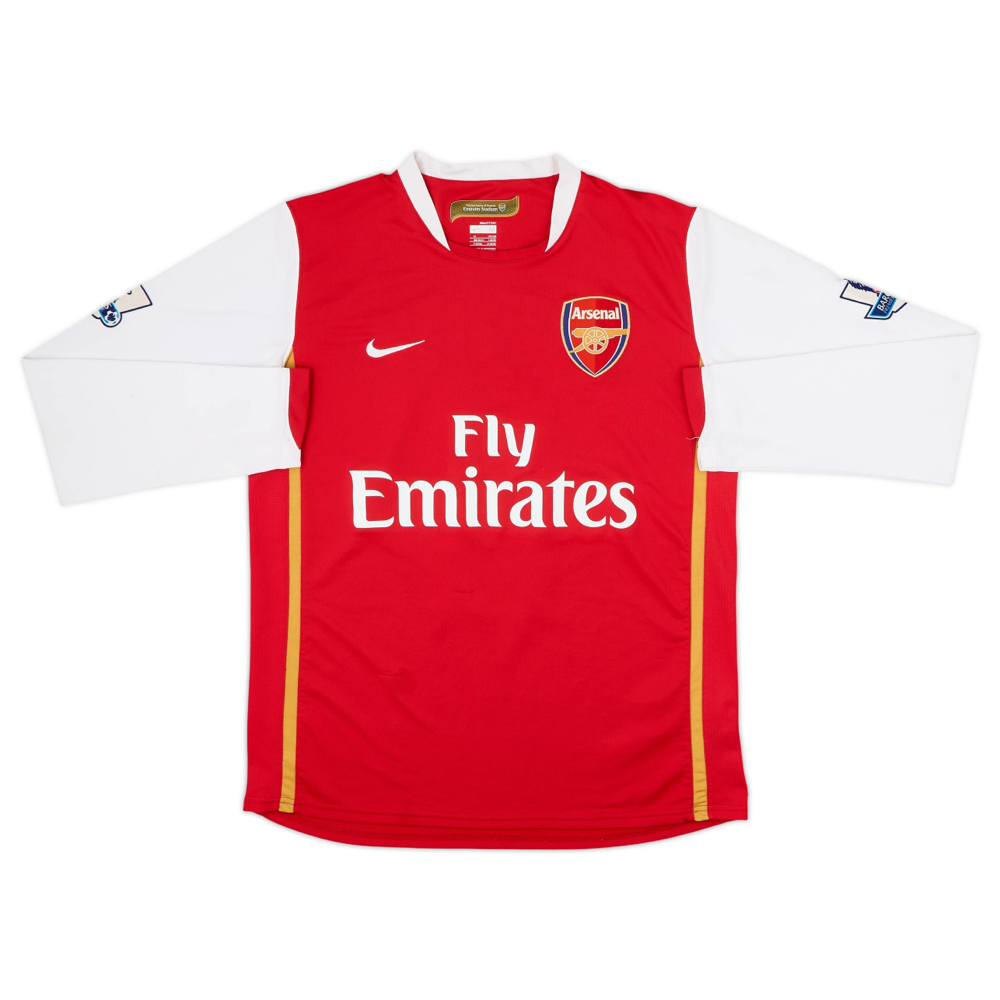 2006-08 Arsenal FC 1st Long Sleeve Kit