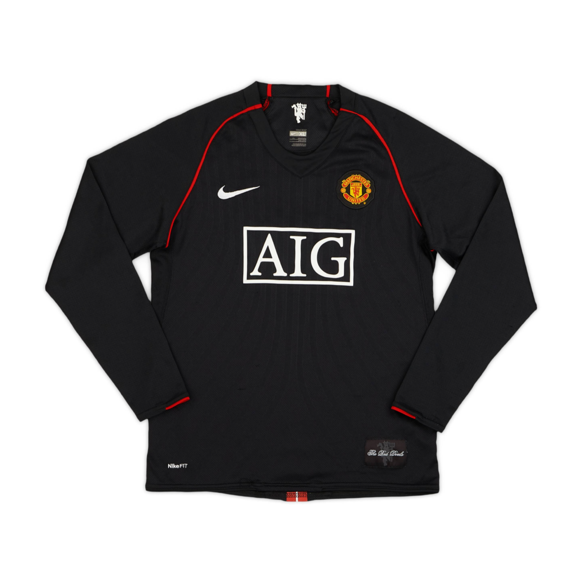 2007-08 Manchester United FC 2nd Long Sleeve Kit