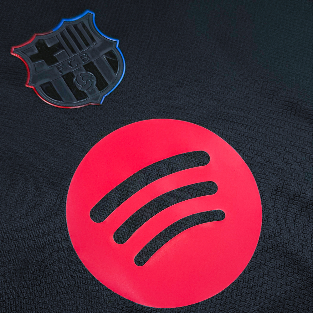 2024-25 FC Barcelona 2nd Kit Spotify Logo
