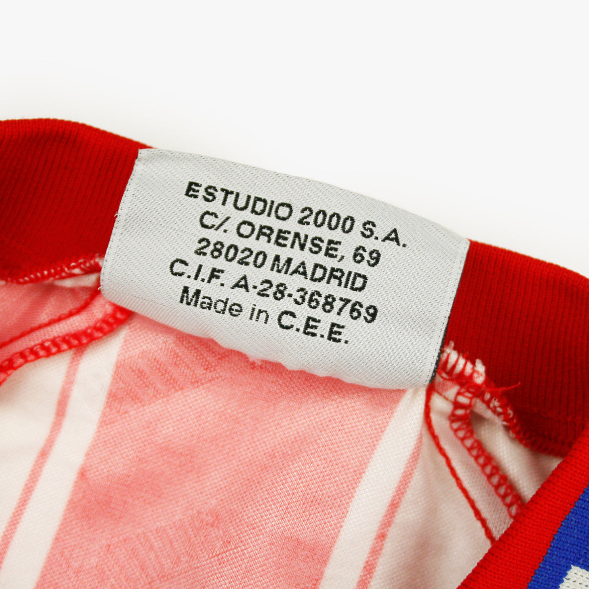 1995-96 Atlético de Madrid 1st Kit
