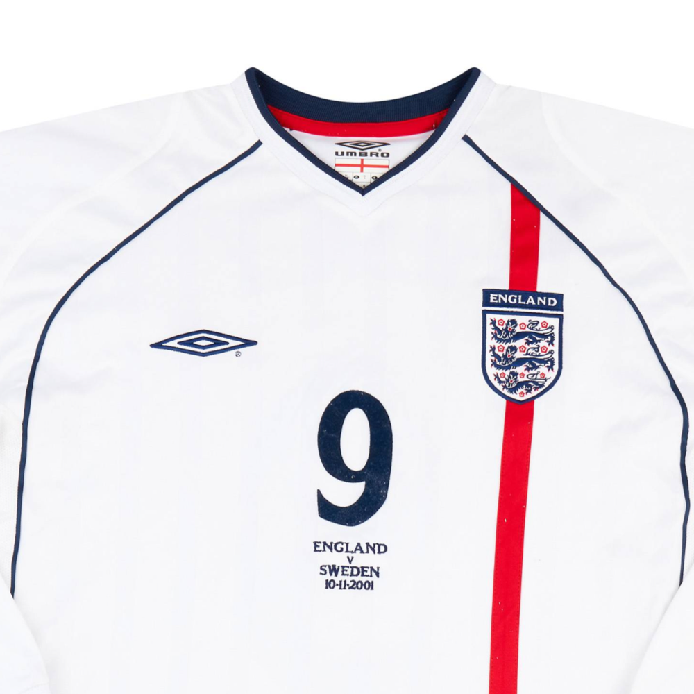 2002 England 1st Long Sleeve Kit