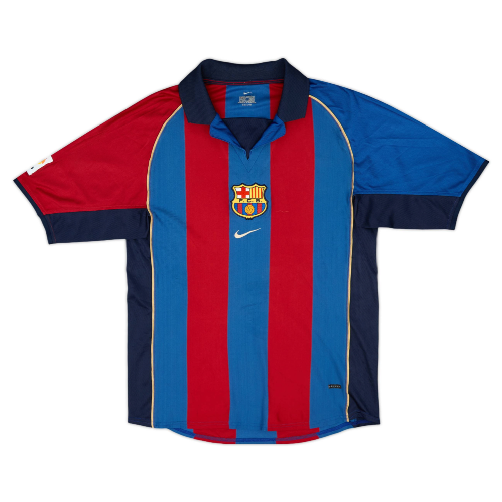 2001-02 FC Barcelona 1st Kit