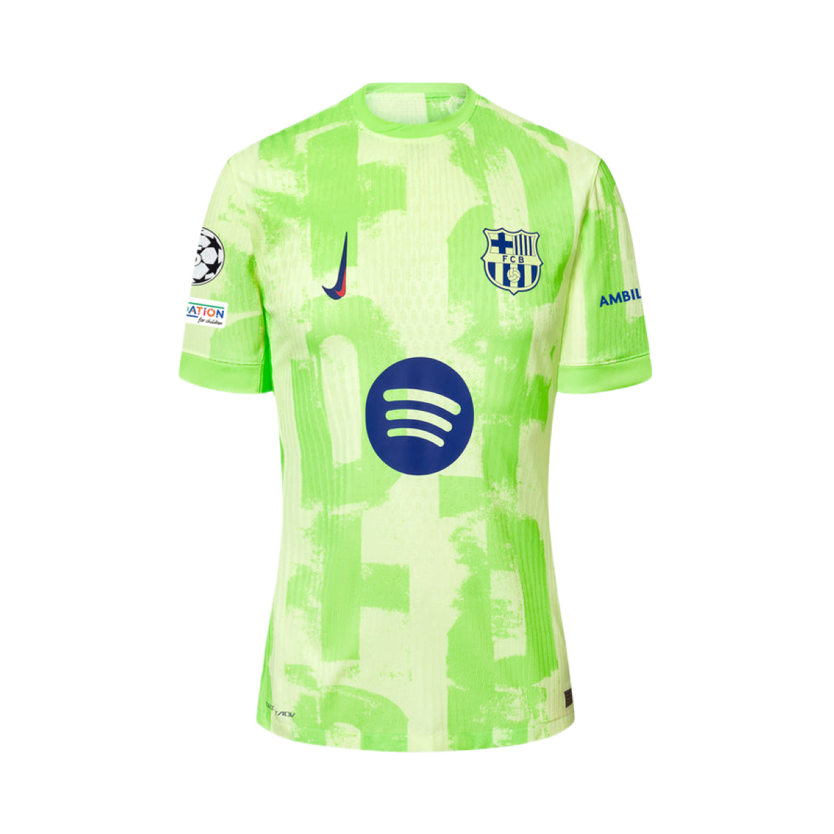 2024-25 FC Barcelona 3rd Kit Logo Spotify