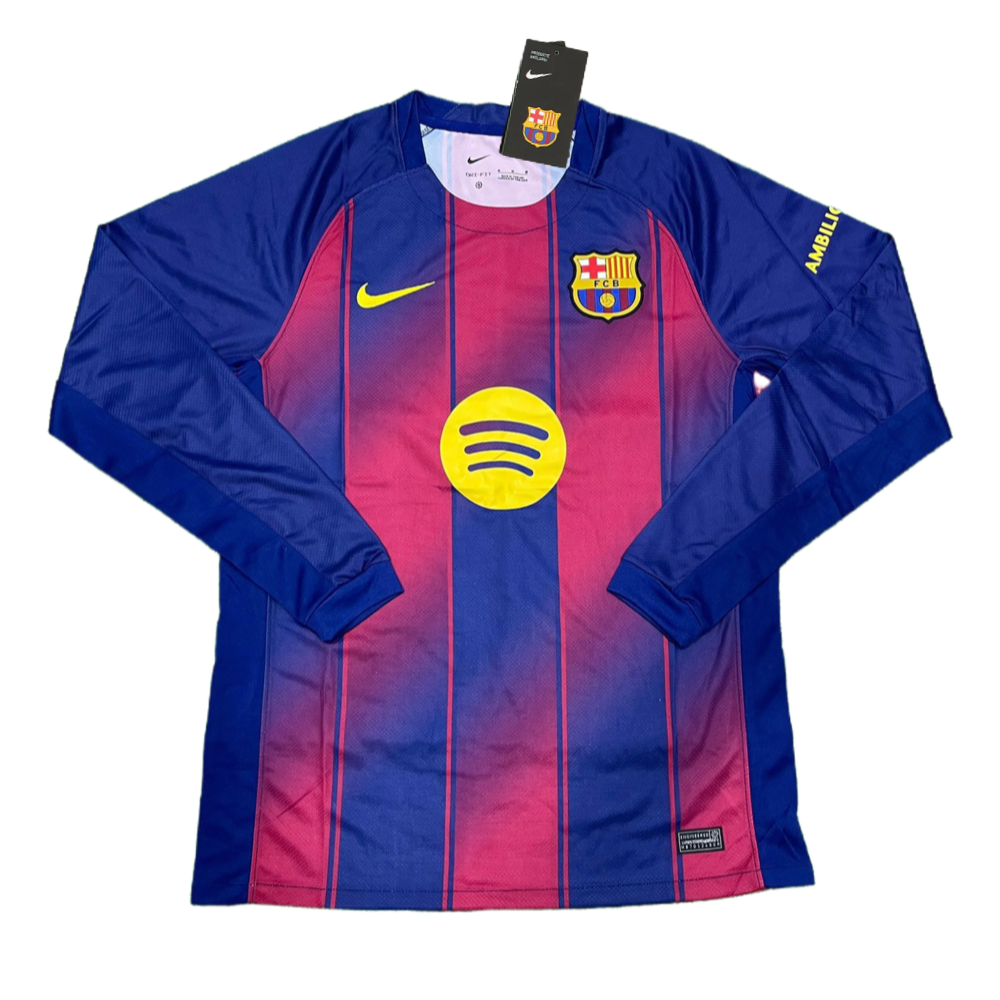 2025-26 FC Barcelona 1st Long Sleeve Kit