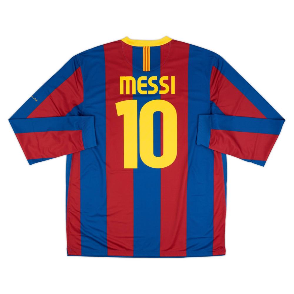 2010-11 FC Barcelona 1st Long Sleeve Kit