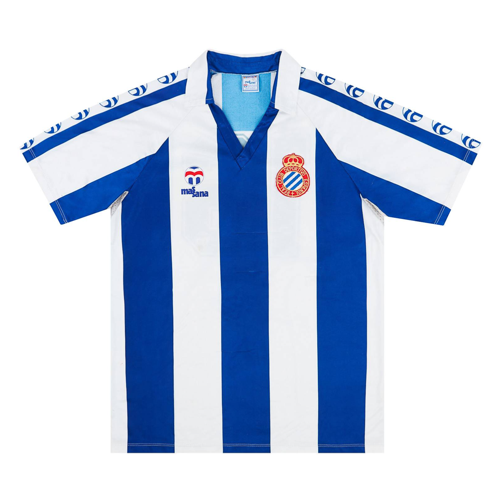 1984-89 RCD Espanyol 1st Kit