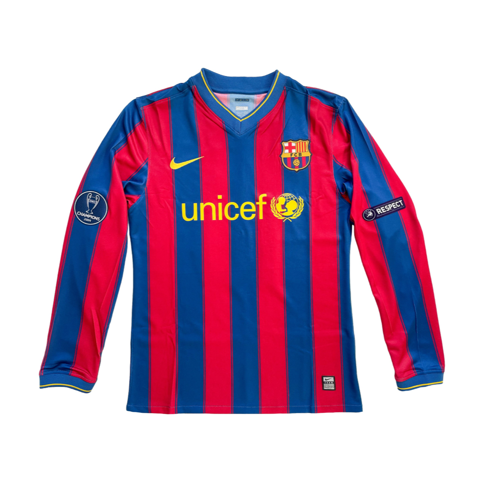 2009-10 FC Barcelona 1st Long Sleeve Kit